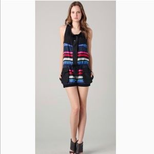 L.A.M.B Striped Romper